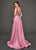 Rachel Allan Couture - 8389 Embroidered Dress With Overskirt In Pink