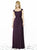 6724 Dress In Aubergine