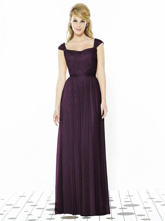 6724 Dress In Aubergine