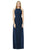 Social Bridesmaids - 8151 Halter A-Line Evening Dress In Blue