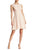 Nanette Nanette Lepo - NN8S19FG3 Floral Lace Jewel A-line Dress In Neutral