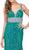 Dancing Queen - 8468 Sequined Crisscrossed Back Sheath Prom Gown