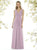 8157 Dress In Suede Rose
