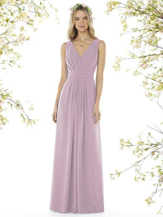 8157 Dress In Suede Rose