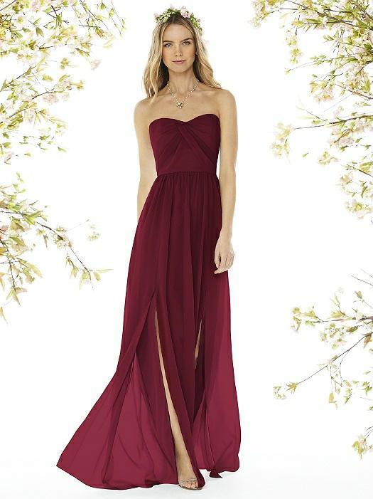 8159 Dress In Burgundy