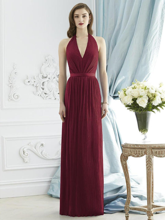 2941 Dress In Burgundy