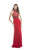 Aspeed Design - L1382 Multi-Beaded Halter Jersey Evening Dress