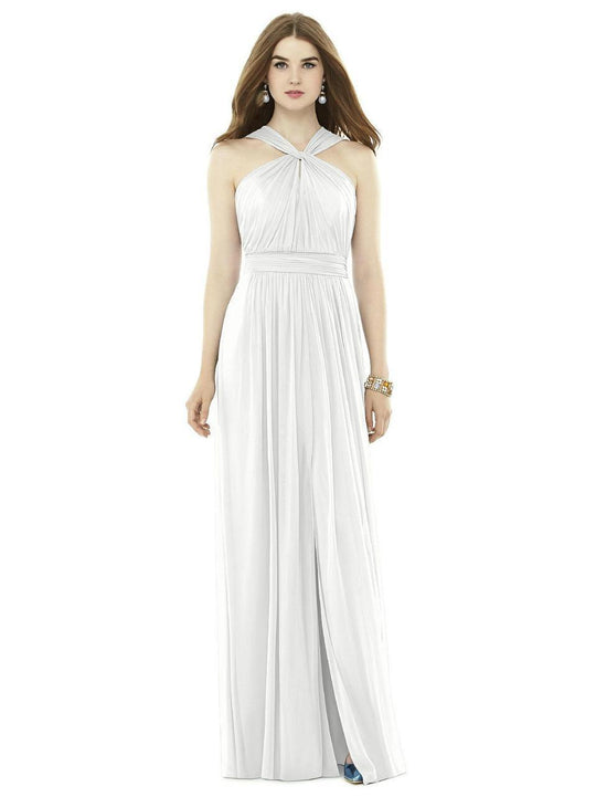 D720 Bridesmaid Dress In White