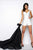 Mac Duggal - Black White Red Style 85606R in Black and White