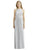 After Six - 6742 Sequined Halter Bodice A-Line Gown In Silver