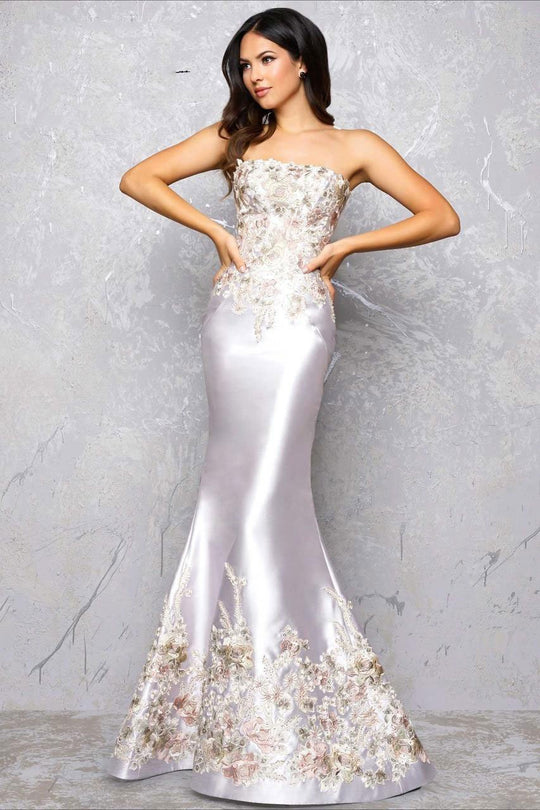 Mac Duggal - Couture Dresses Style 85658D in Gray