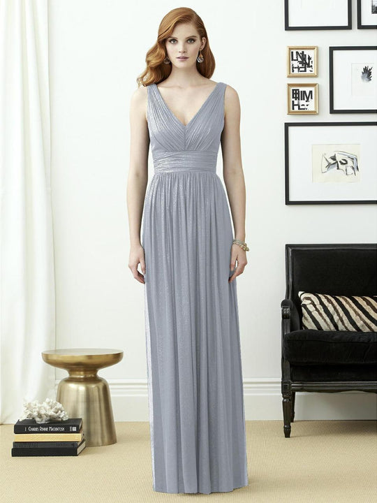 2955LS Dress In Platinum Silver