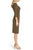 Adrianna Papell - AP1D101582 Draped Scoop Cocktail Dress In Green
