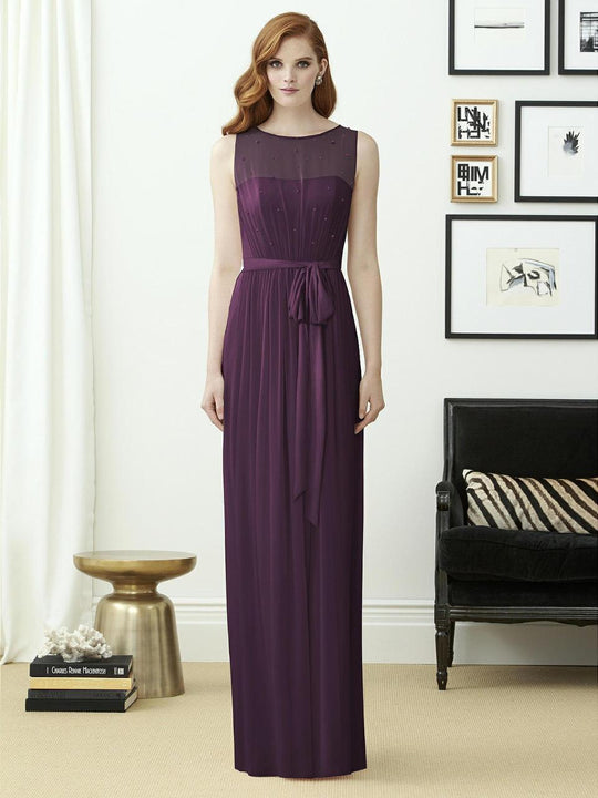2963 Dress In Aubergine