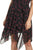 Sam Edelman - 61F010 Feather Print Handkerchief Hem Dress In Black and Print