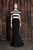 Daymor Couture - Off Shoulder Beaded Long Formal Dress 860 In Black and Neutral