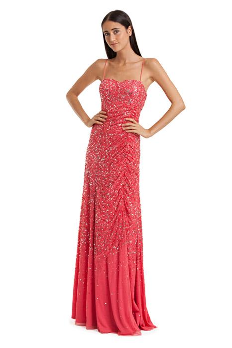 JS Collections - Sequined Sweetheart Dress 864322 in Pink