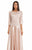 JS Collections - Rosette Applique Dress 864417 in Neutral