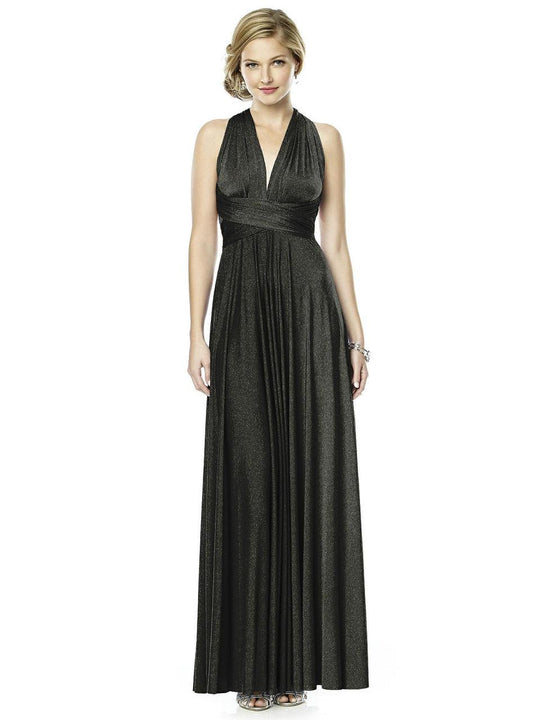SHIMMERTW2 Dress In Black Gold