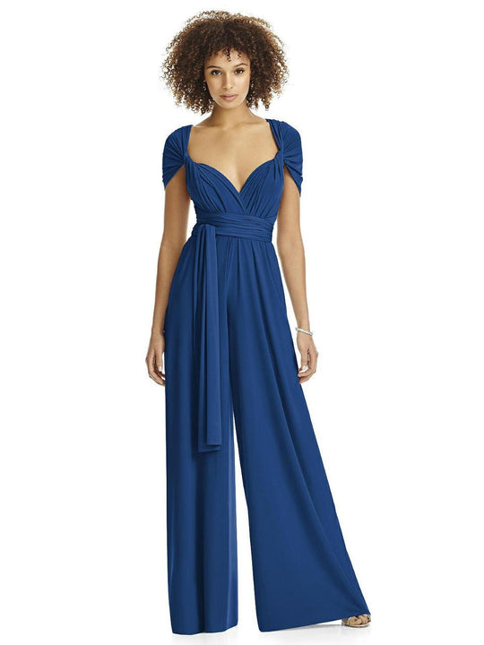 MJ-JPTWIST Jumpsuit In Estate Blue