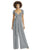 Dessy Collection - MJ-JPTWIST Maracaine Jersey Twist Wrap Jumpsuit In Gray