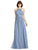 Dessy Collection - 2969 Lux Chiffon Halter A-line Dress In Blue
