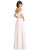 Dessy Collection - 2970 Shimmering Chiffon A Line Dress In Pink