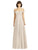 Dessy Collection - 2970 Shimmering Chiffon A Line Dress In Neutral
