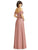 Dessy Collection - 2970 Shimmering Chiffon A Line Dress In Pink