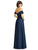 Dessy Collection - 2970 Shimmering Chiffon A Line Dress In Blue