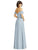 Dessy Collection - 2970 Shimmering Chiffon A Line Dress In Blue