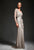 Park 108 - 8705 Long Sleeve Illusion Bolero with Soutache Long Gown