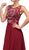 Dancing Queen - 8736 Jewel Detailed Illusion A-Line Long Dress