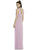 Alfred Sung - D740 Shirred Sweetheart Empire Evening Dress In Pink