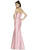 Alfred Sung - D742 Sweetheart Fitted Trumpet Evening Gown In Pink