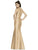 Alfred Sung - D742 Sweetheart Fitted Trumpet Evening Gown In Gold