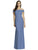 Dessy Collection - 2987 Off-Shoulder Crisscross Back Dress In Blue
