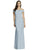 Dessy Collection - 2987 Off-Shoulder Crisscross Back Dress In Blue