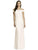 Dessy Collection - 2987 Off-Shoulder Crisscross Back Dress In White