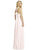 After Six - 6760 Sleeveless Lux Chiffon Halter A-line Dress In Pink