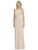 After Six - 6764 Marquis Lace Halter Sheath Dress In Neutral