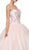 Dancing Queen - 8777 Strapless Embroidered Sheer Evening Gown
