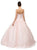 Dancing Queen - 8777 Strapless Embroidered Sheer Evening Gown