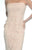 Daymor Couture - Floral Lace Sheath Gown 878 in Neutral