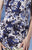 Theia - 881531 Flower Printed Color Block Dress in Print