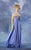 Theia - Strapless Embellished Dress 881666 in Blue