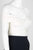 Theia - 883335 Crisscross Pleated Colorblock Jumpsuit In Black and White