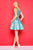 Mac Duggal - After 5 Style 8836C in Blue and Gold
