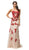 Dancing Queen - 8856PROM Strapless Sweetheart Floral Appliqued Prom Dress