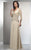 Alyce Paris Black Label - 29364 Laced Top and Sleeves Evening Gown in Neutral